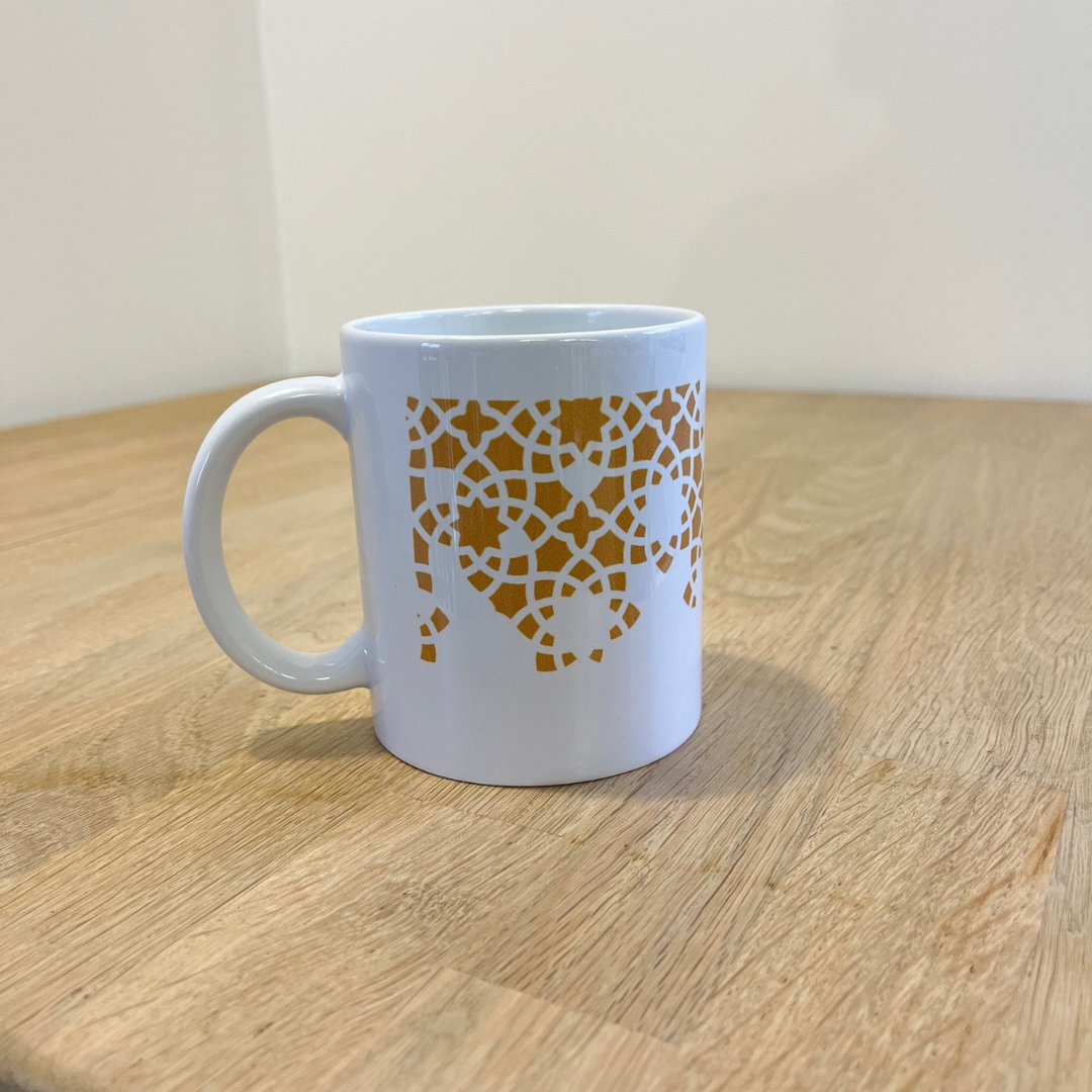 Tasse Mosaïque Doré | BADIS DESIGN