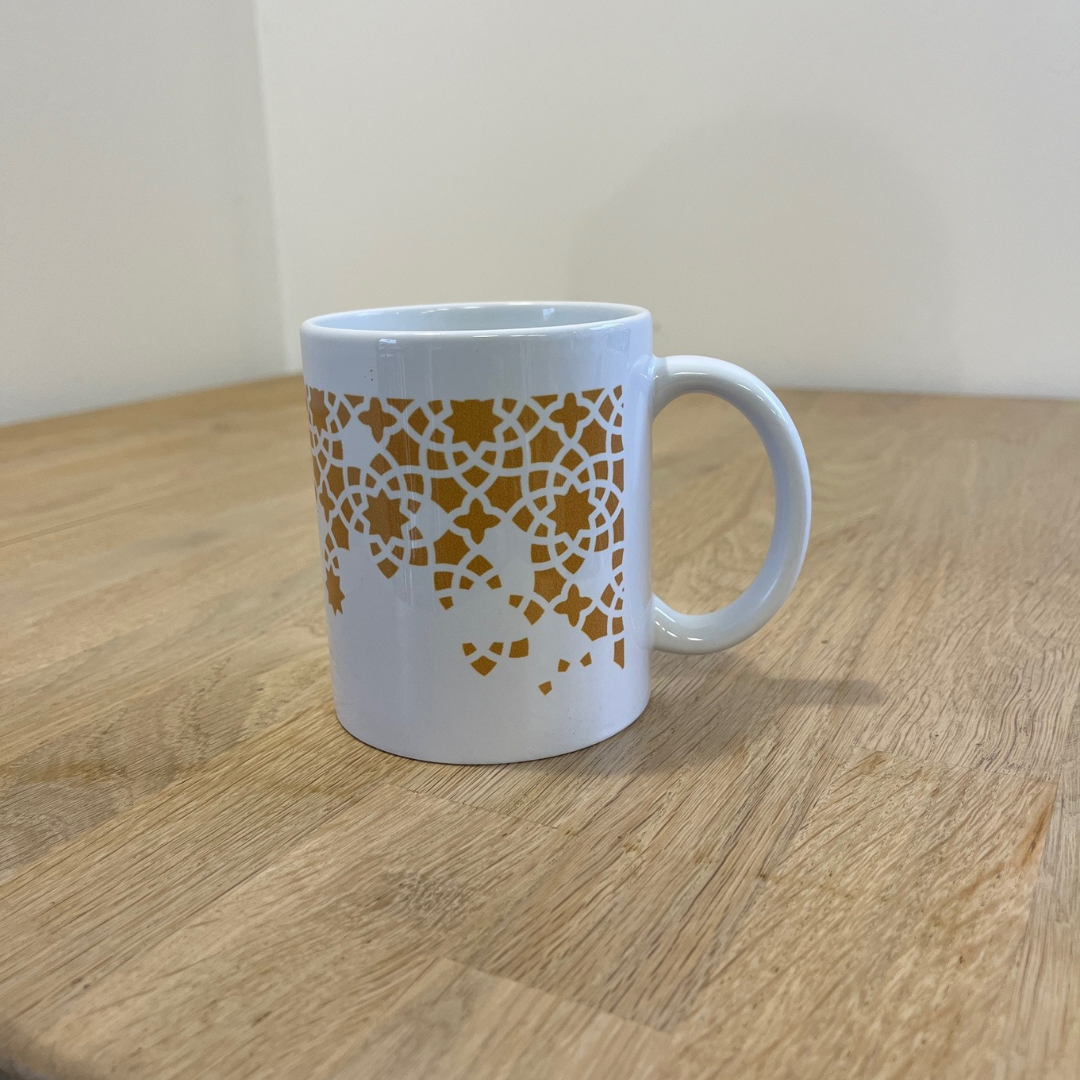 Tasse Mosaïque Doré | BADIS DESIGN