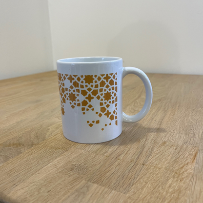 Tasse Mosaïque Doré | BADIS DESIGN