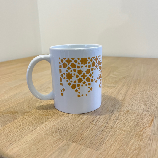 Tasse Mosaïque Doré | BADIS DESIGN