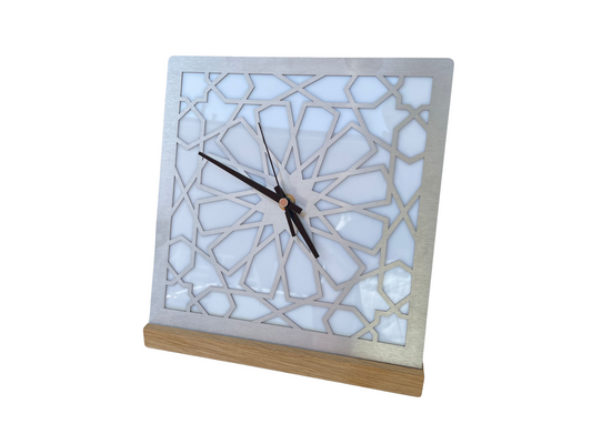 Horloge Carré 20cm Moroccan Design